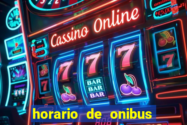 horario de onibus santos dumont x juiz de fora